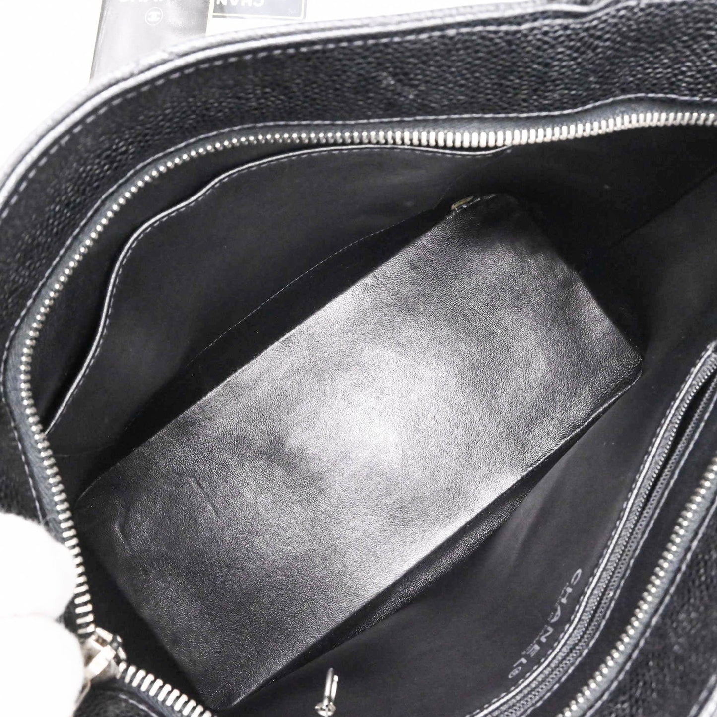 Chanel Calfskin Black Handbags
