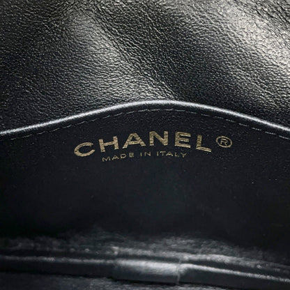 Chanel Calfskin Black Shoulder Bags