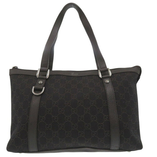Gucci Canvas Brown Tote Bags