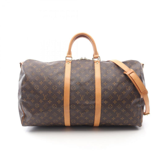 Louis Vuitton Coated Canvas Brown Travel Bags