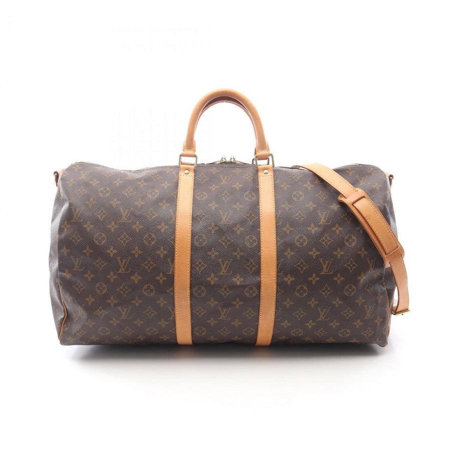 Louis Vuitton Coated Canvas Brown Travel Bags
