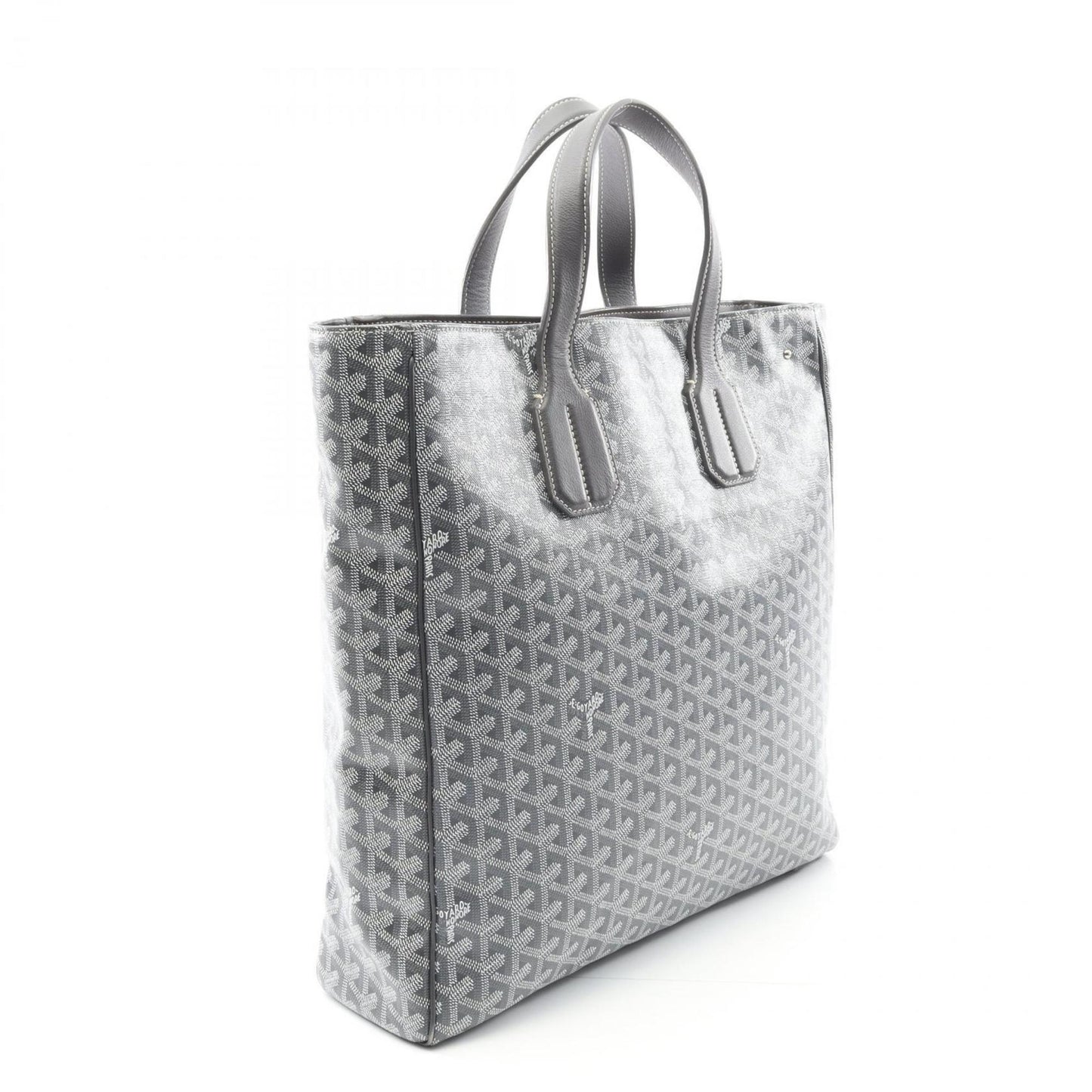 Goyard Coated Canvas Gray Tote Bags