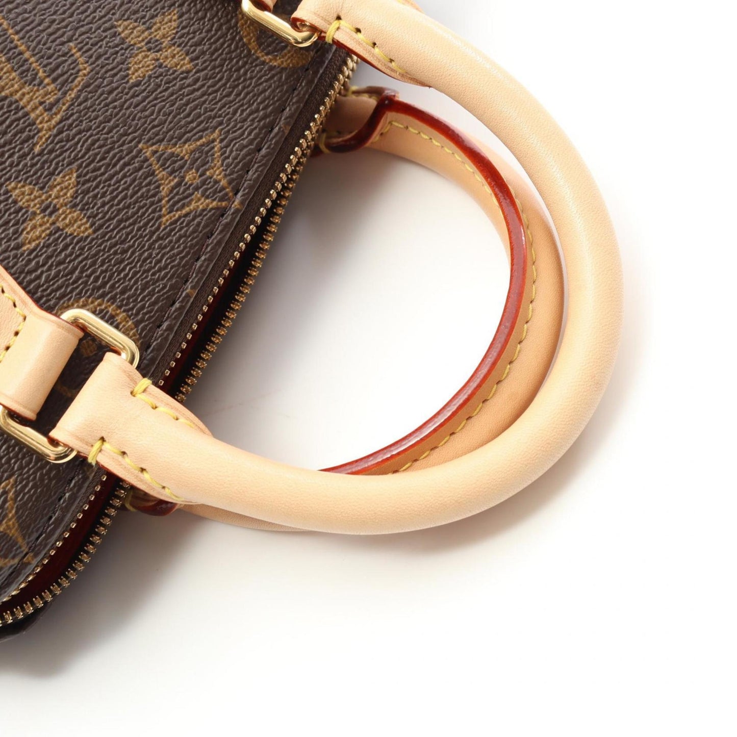 Louis Vuitton Coated Canvas Brown Handbags