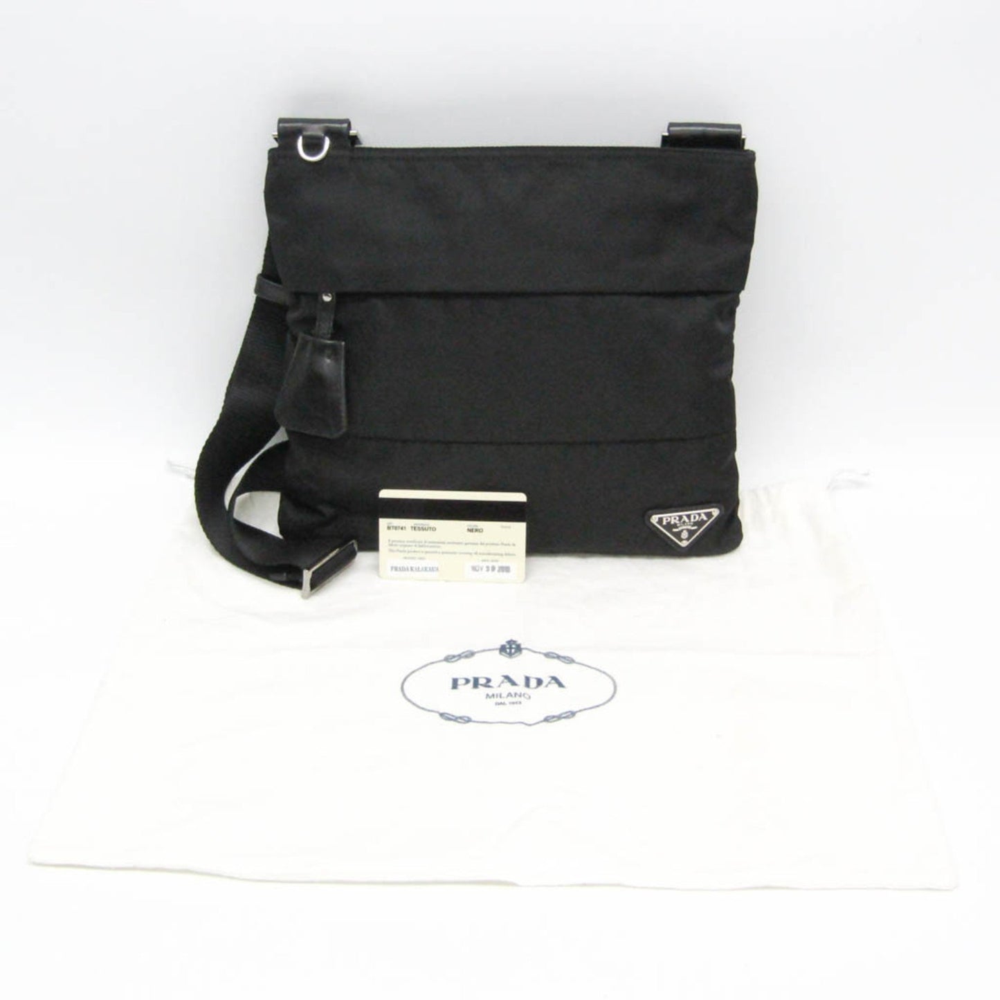 Prada Nylon Black Shoulder Bags