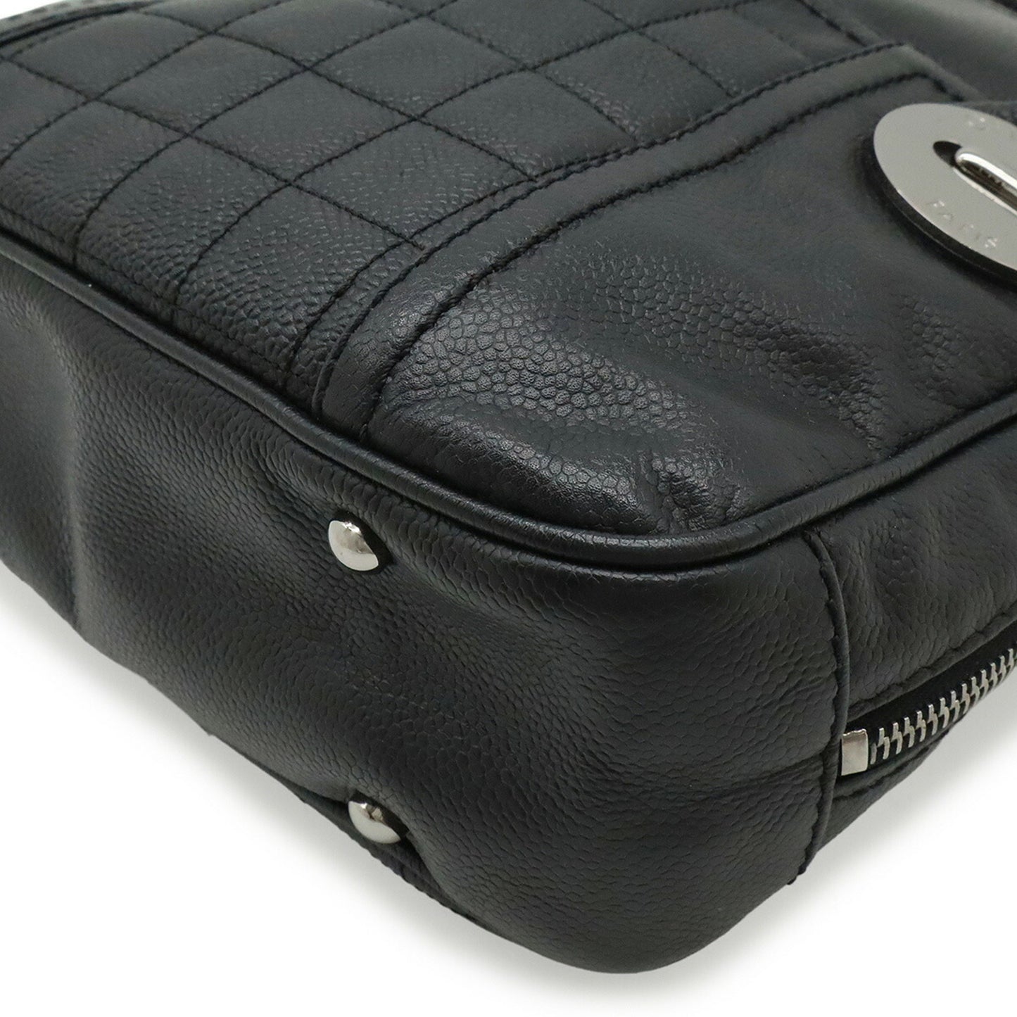 Chanel Calfskin Black Handbags