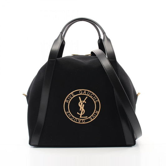 Saint Laurent Canvas Black Tote Bags