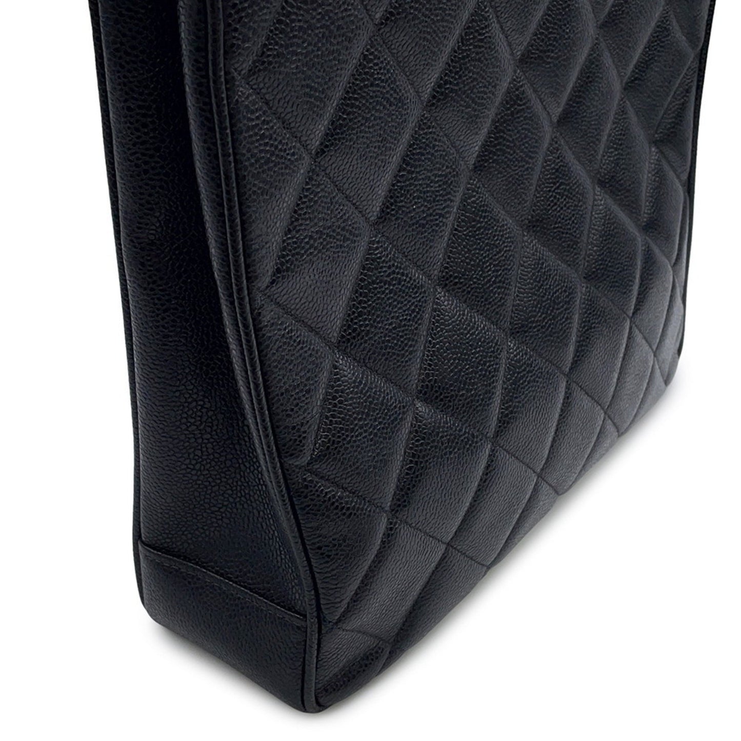 Chanel Calfskin Black Handbags