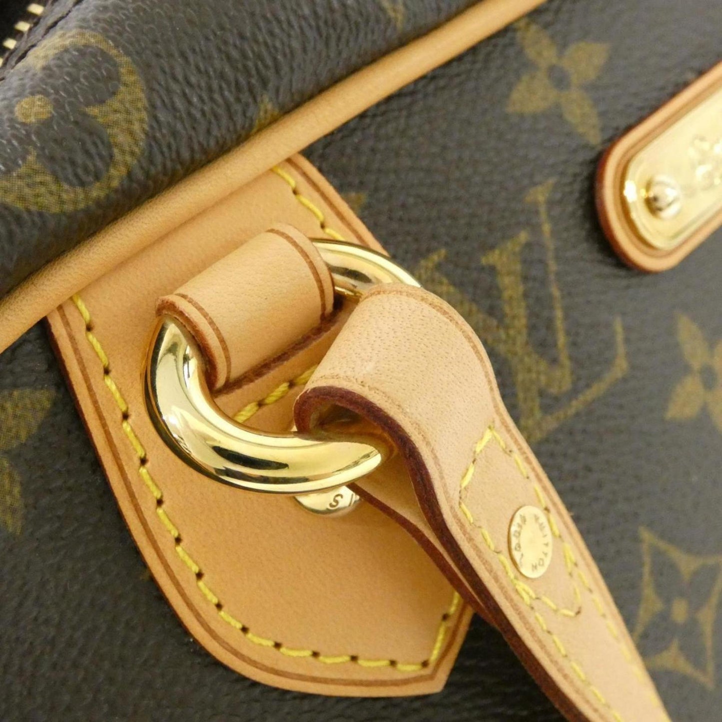 Louis Vuitton Coated Canvas Brown Shoulder Bags