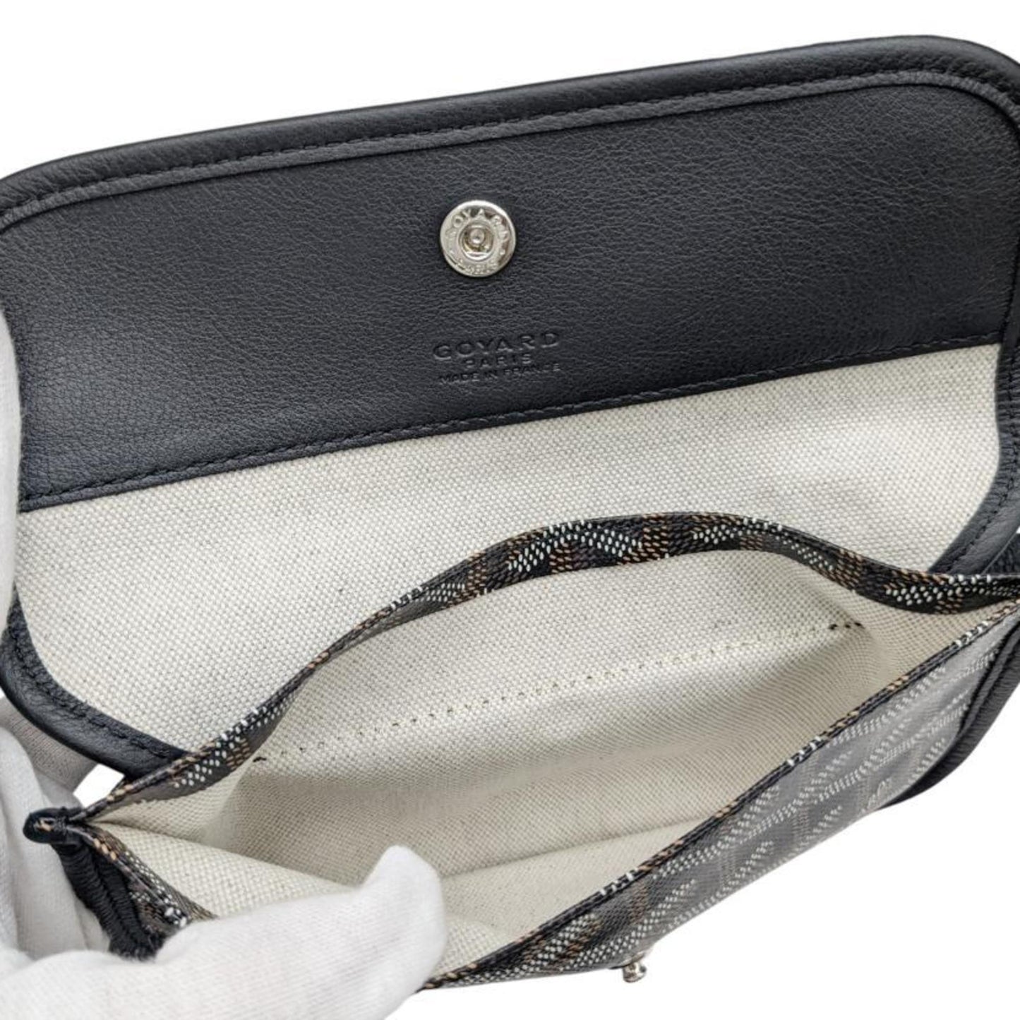 Goyard Coated Canvas Black Tote Bags