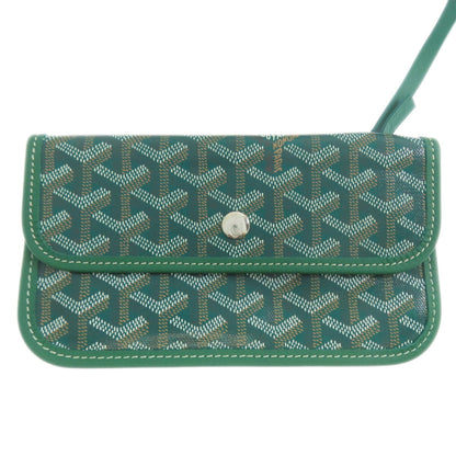 Goyard Coated Canvas Green Tote Bags