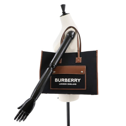 Burberry Canvas Black Tote Bags