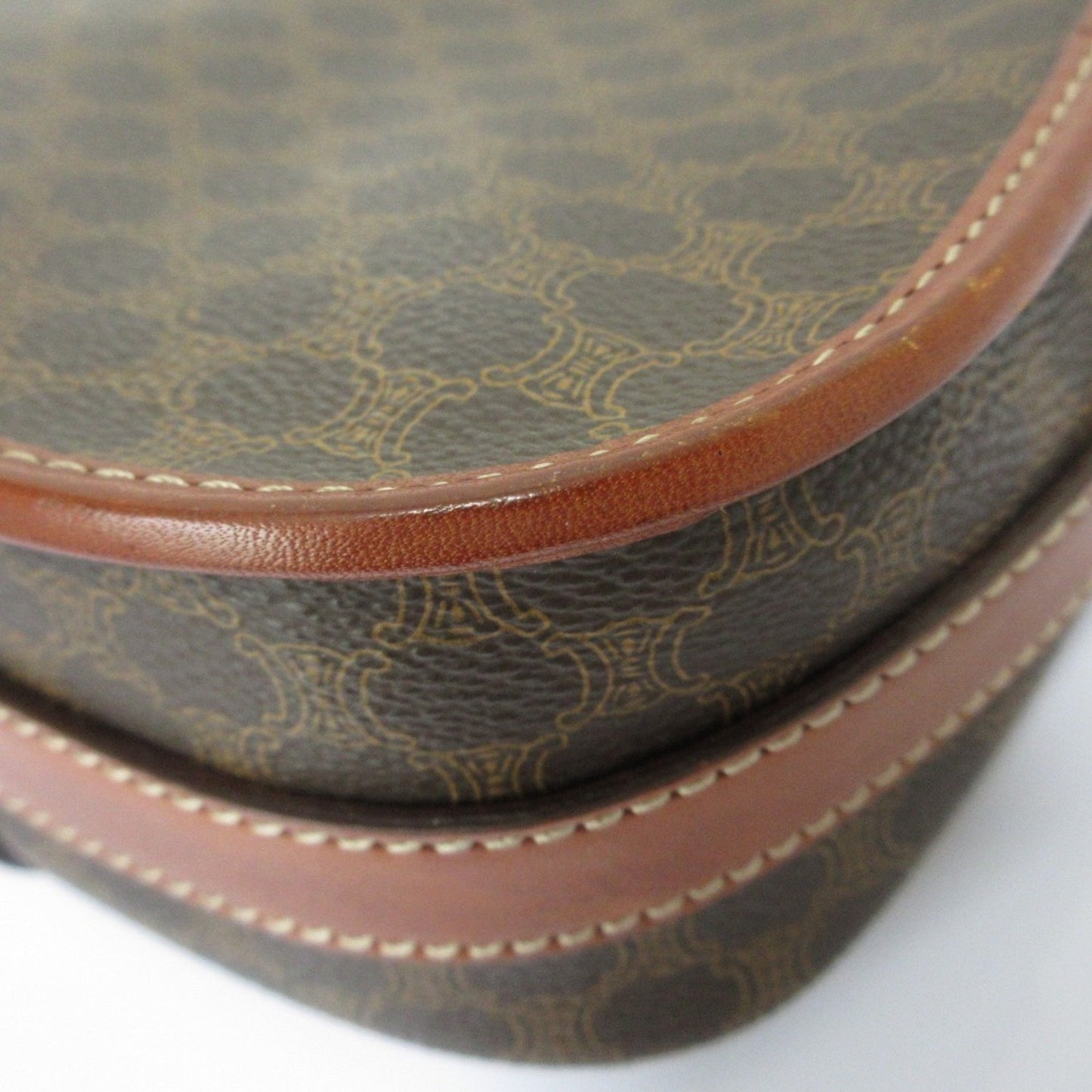 Celine Pvc Brown Shoulder Bags
