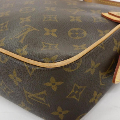 Louis Vuitton Coated Canvas Brown Shoulder Bags