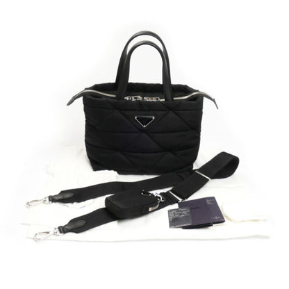Prada Nylon Black Tote Bags