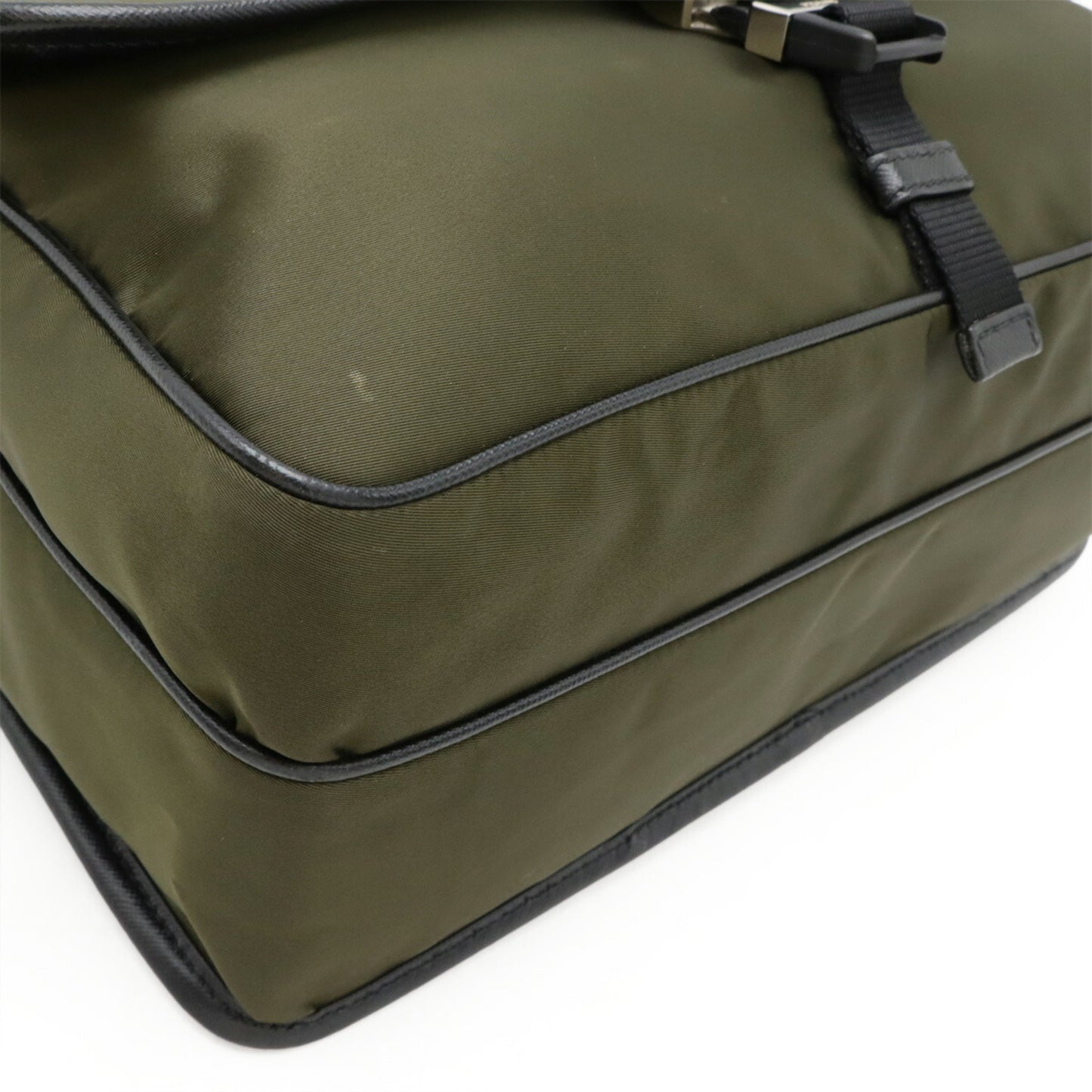 Prada Nylon Green Shoulder Bags