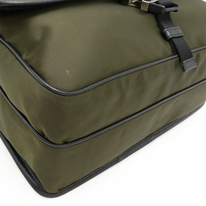 Prada Nylon Green Shoulder Bags