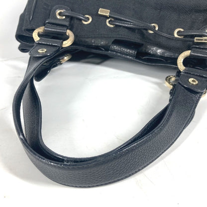 Bvlgari Canvas Black Shoulder Bags