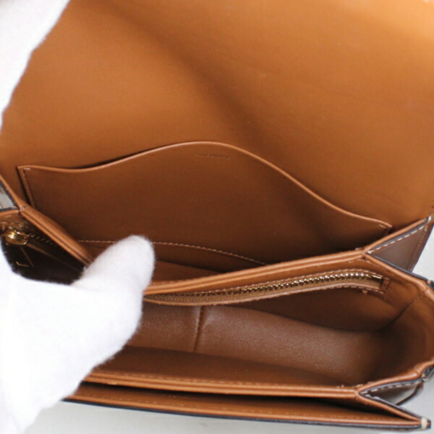 Celine Canvas Brown Shoulder Bags