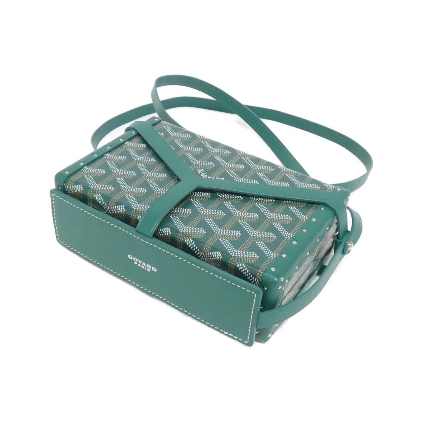 Goyard Coated Canvas Green Shoulder Bags
