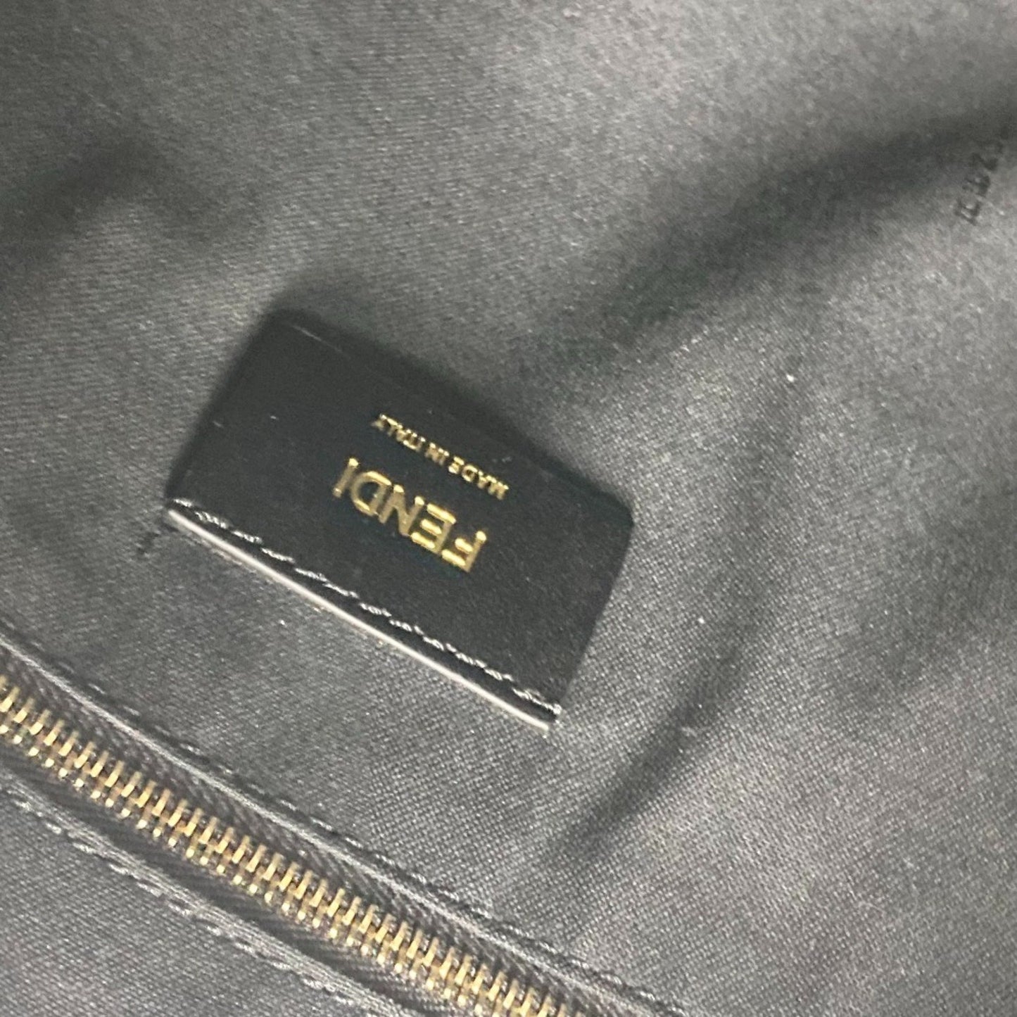 Fendi Pvc Brown Shoulder Bags