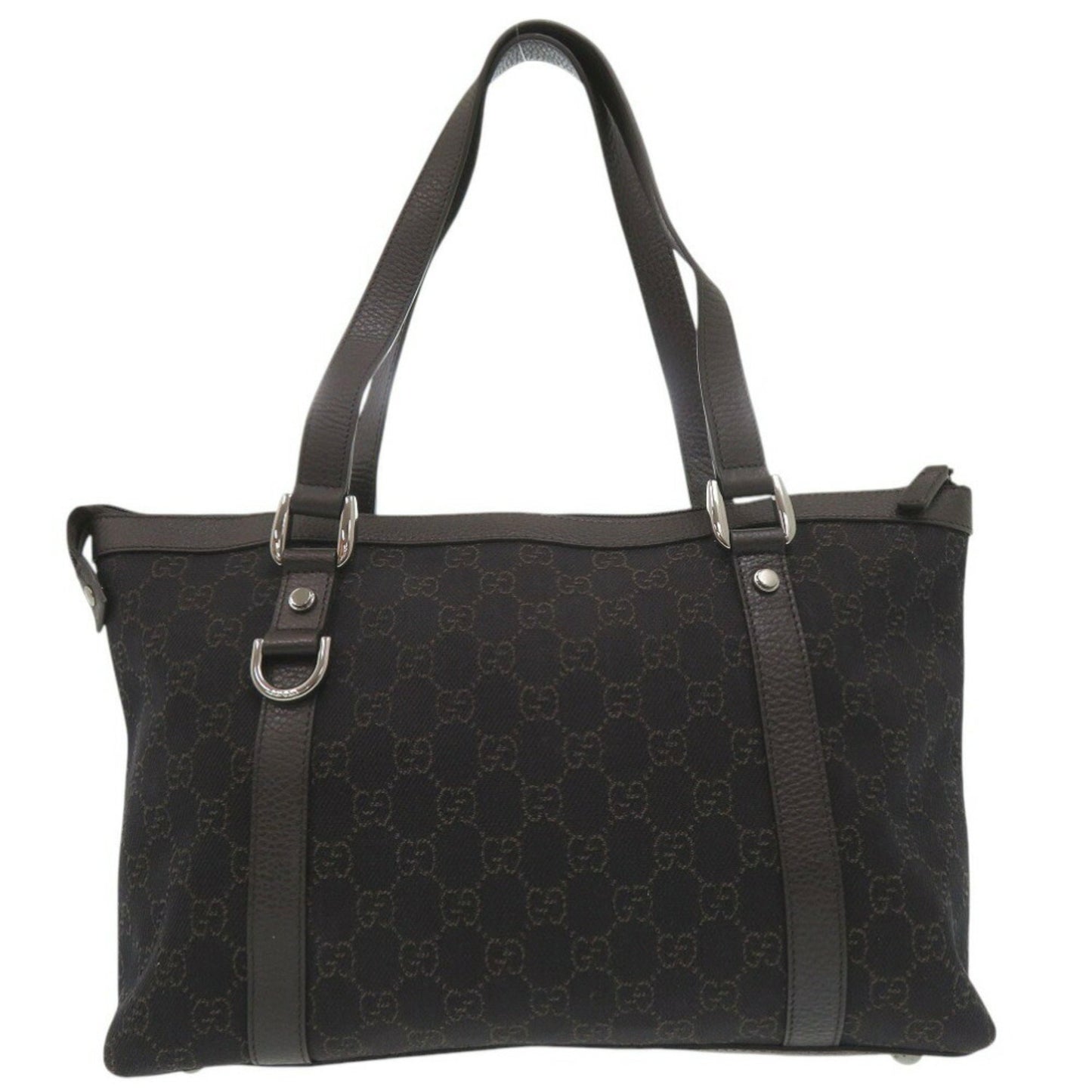 Gucci Canvas Brown Tote Bags