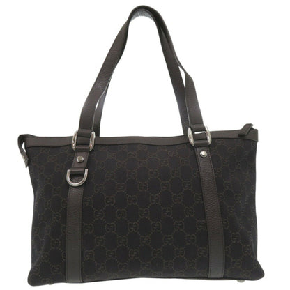 Gucci Canvas Brown Tote Bags