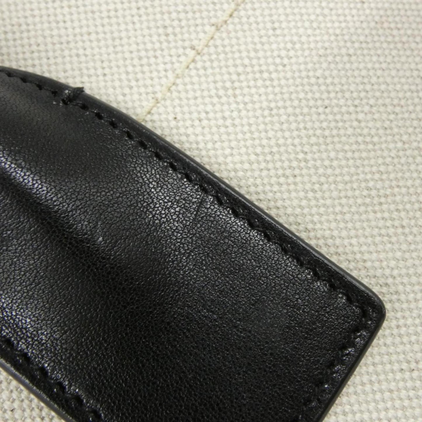 Saint Laurent Linen Black Handbags