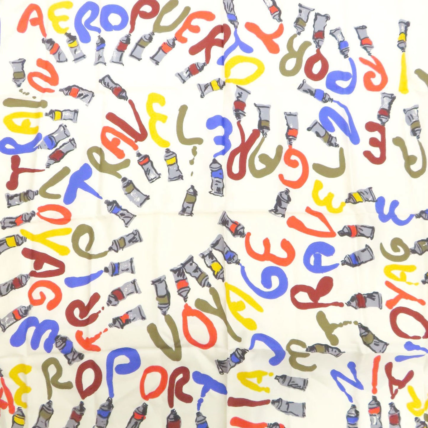 Louis Vuitton Silk White Scarves