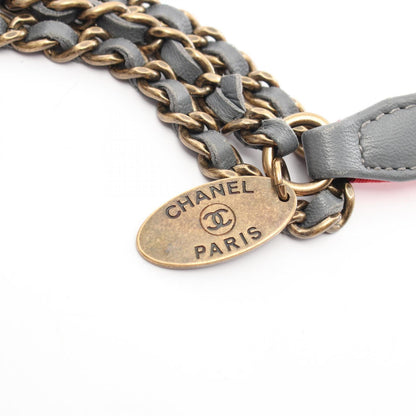Chanel Canvas Gray Shoulder Bags