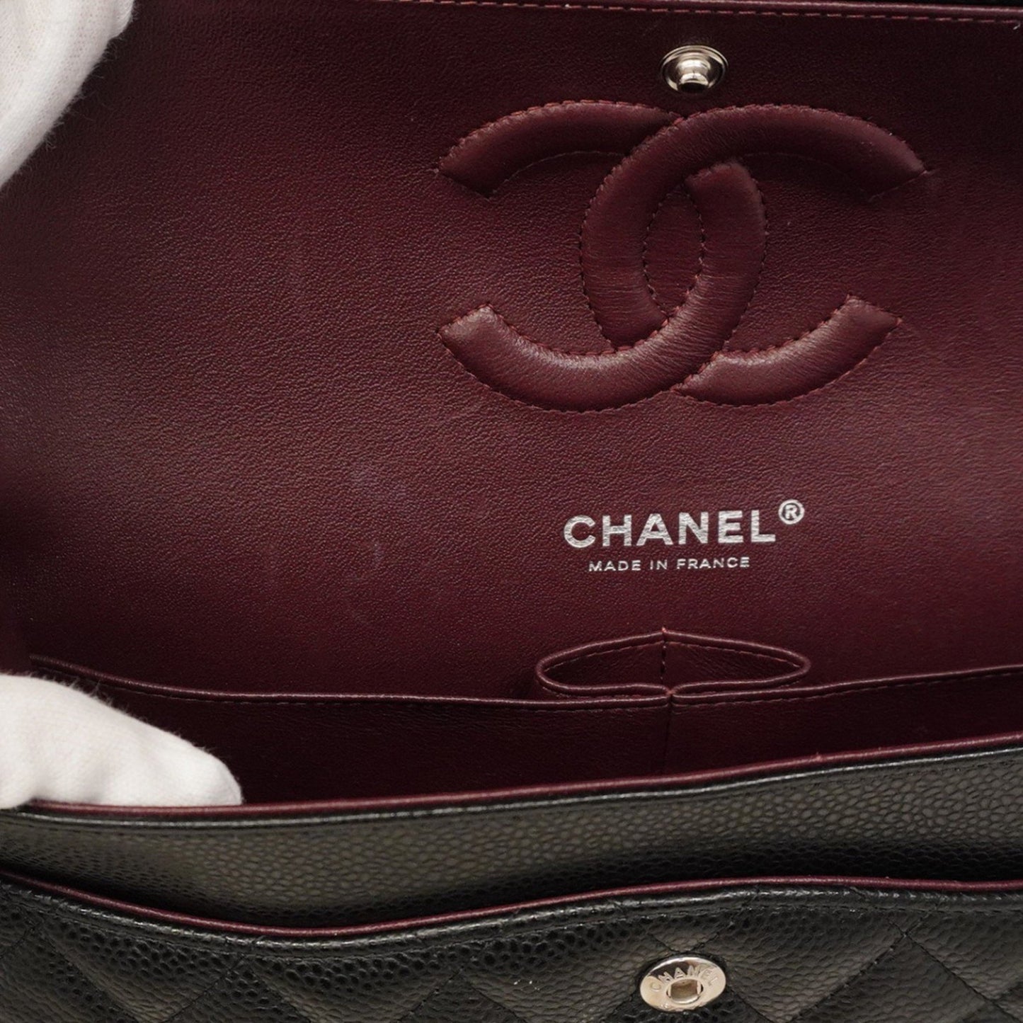 Chanel Calfskin Black Shoulder Bags