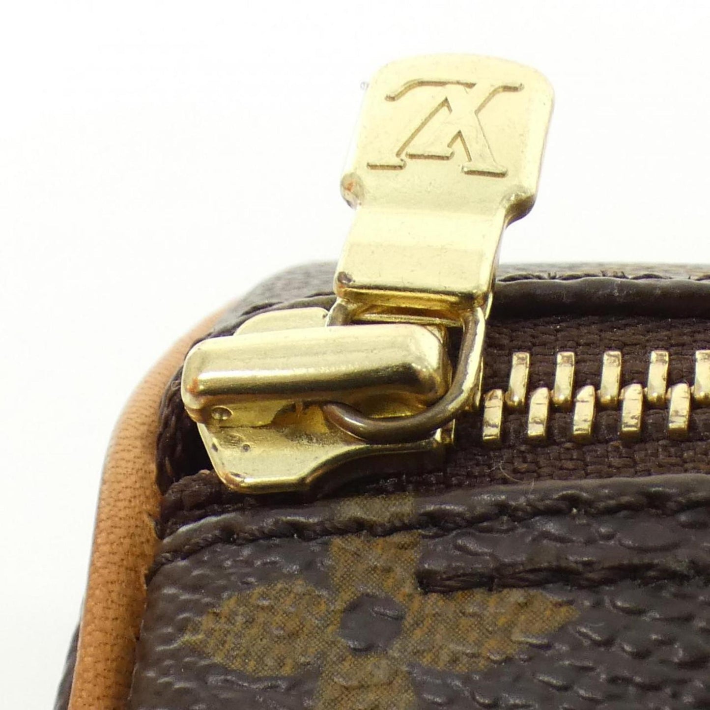 Louis Vuitton Coated Canvas Brown Handbags