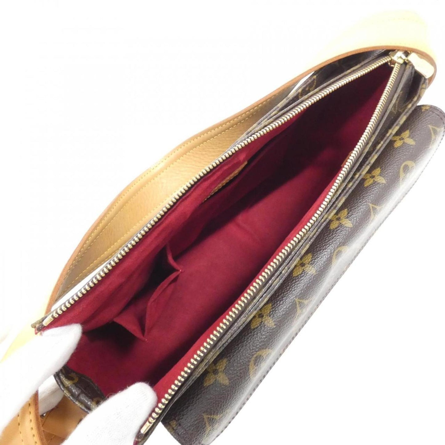 Louis Vuitton Monogram Canvas Brown Shoulder Bags