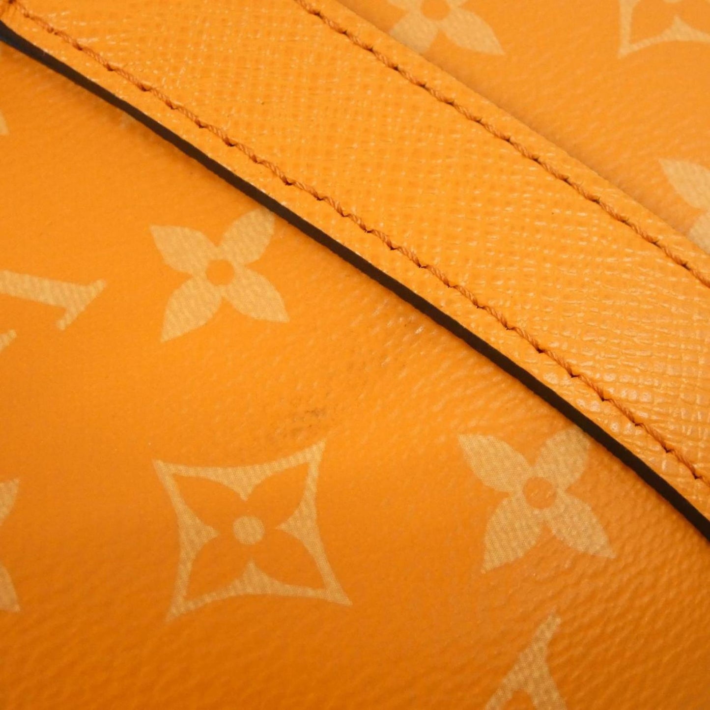 Louis Vuitton Coated Canvas Orange Travel Bags