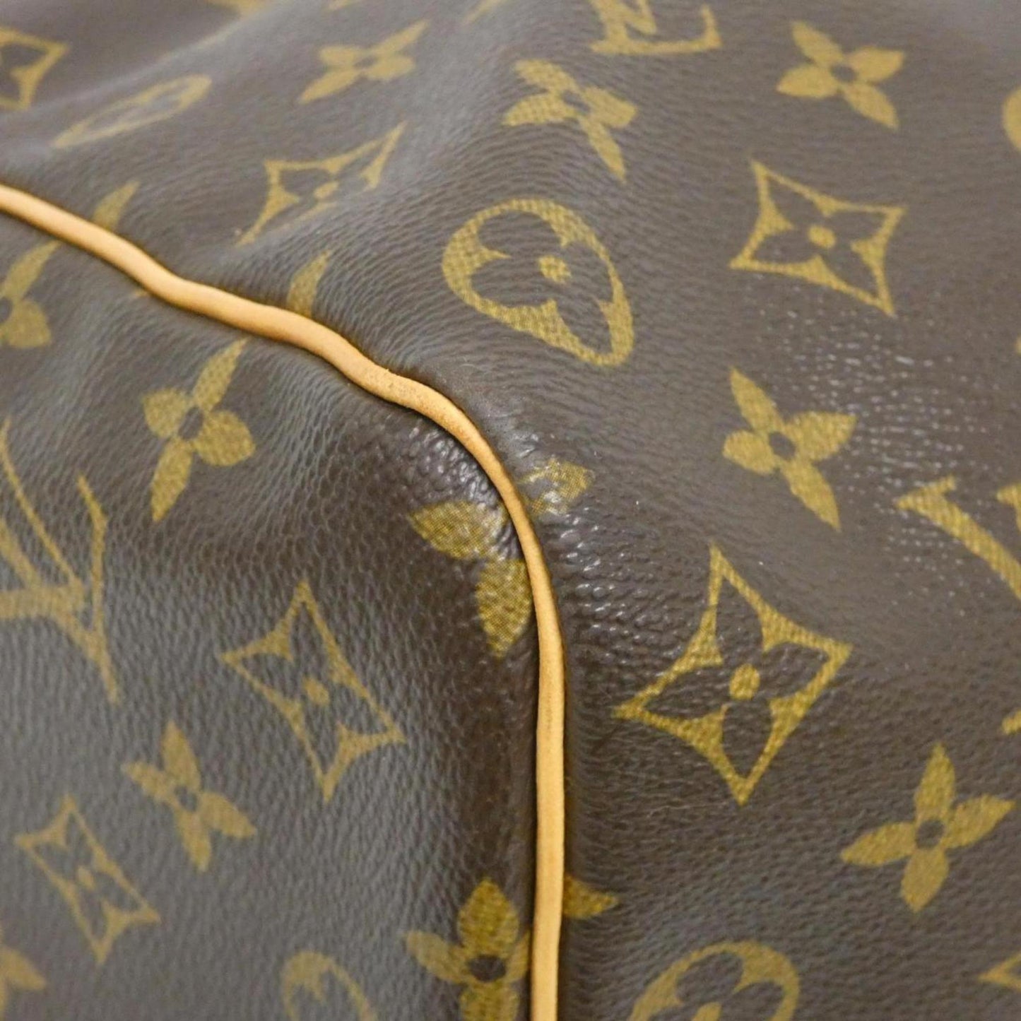 Louis Vuitton Coated Canvas Brown Travel Bags