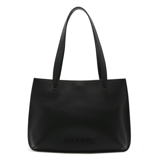 Chanel Calfskin Black Shoulder Bags