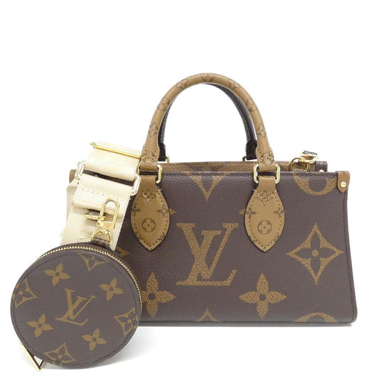 Louis Vuitton Coated Canvas Brown Handbags