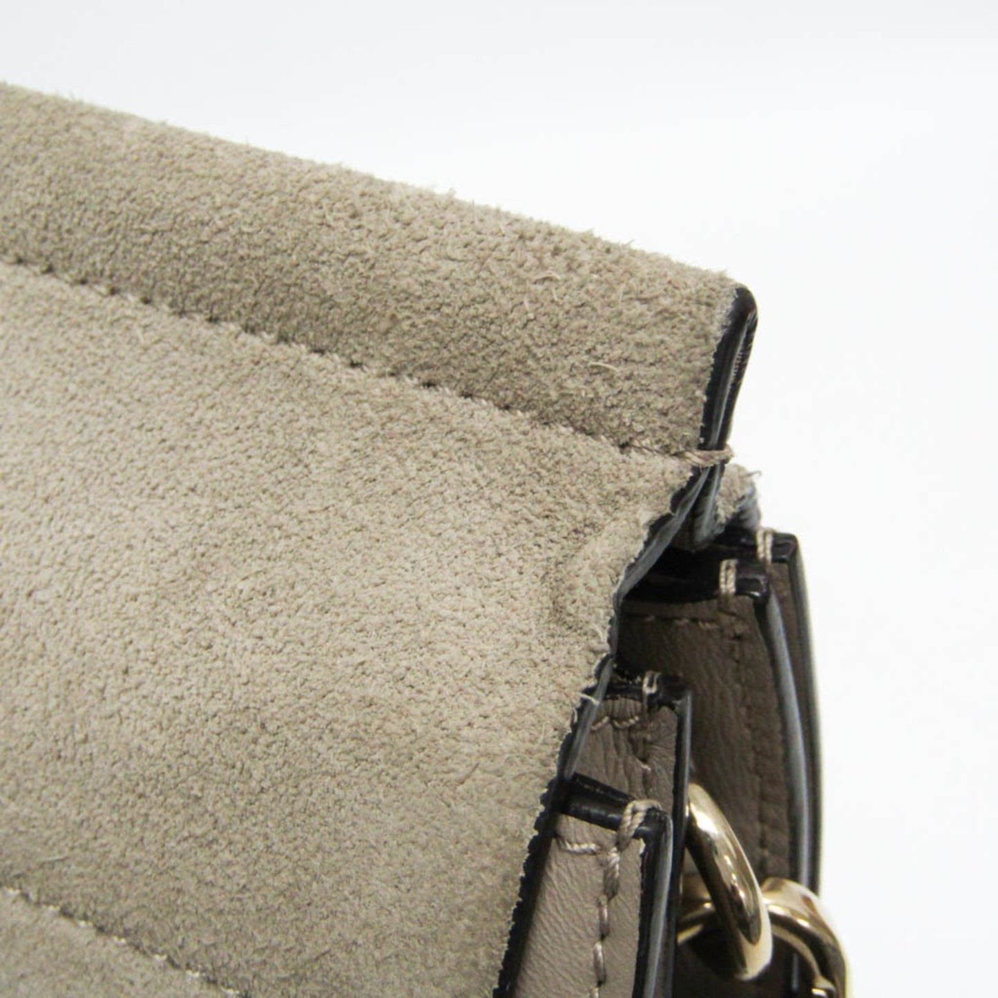 Chloé Other Leather Gray Shoulder Bags