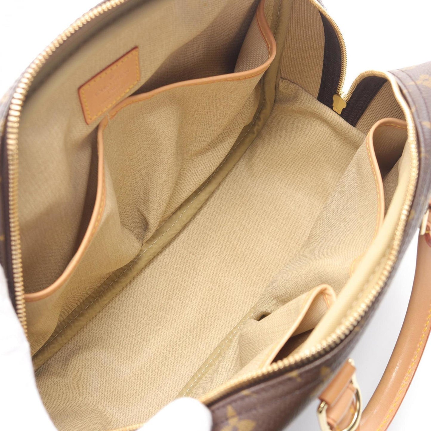 Louis Vuitton Coated Canvas Brown Handbags