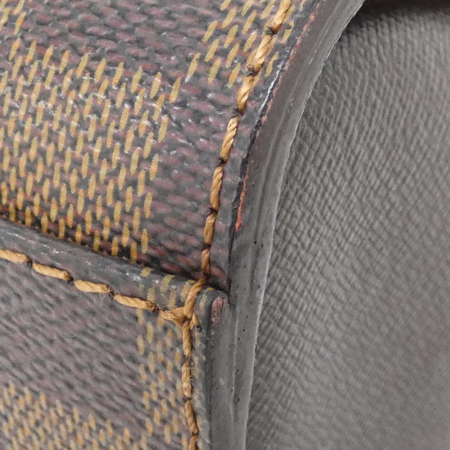 Louis Vuitton Coated Canvas Brown Handbags