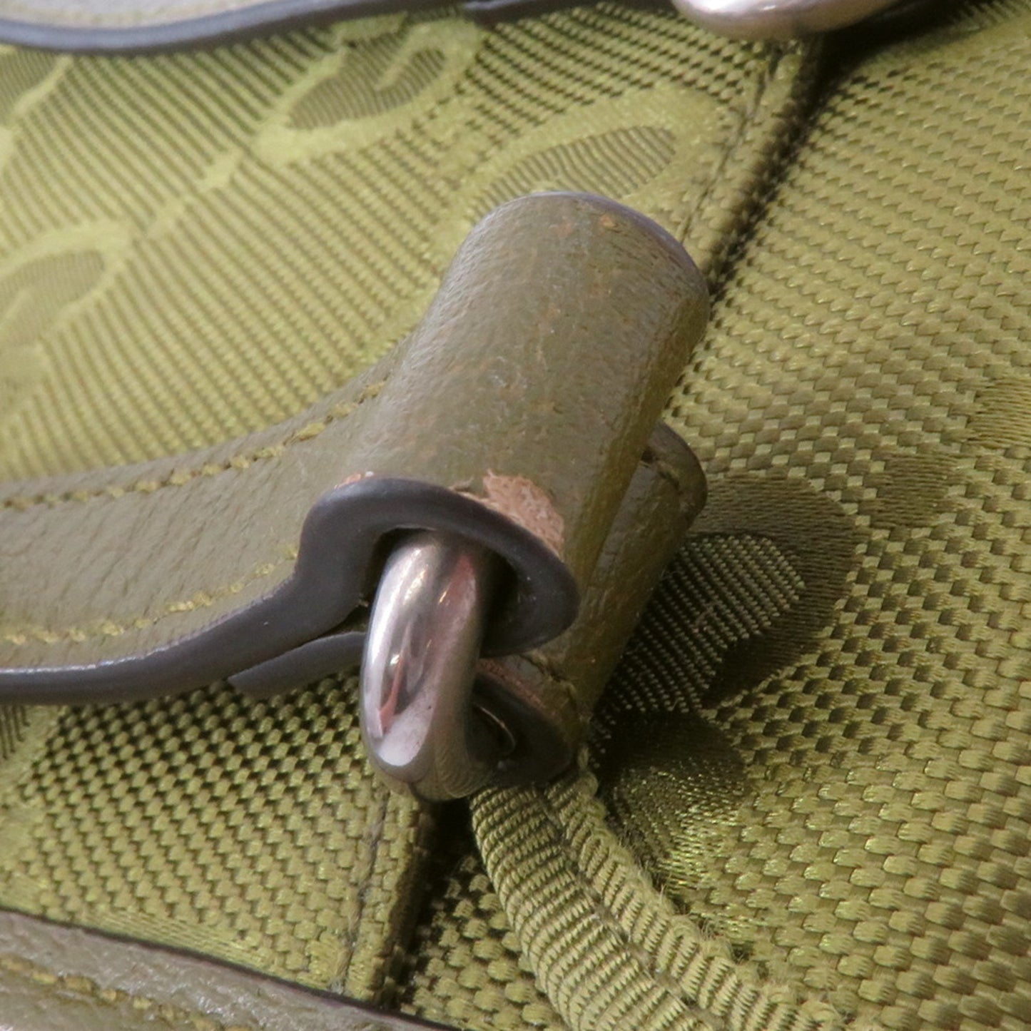 Gucci Nylon Green Shoulder Bags