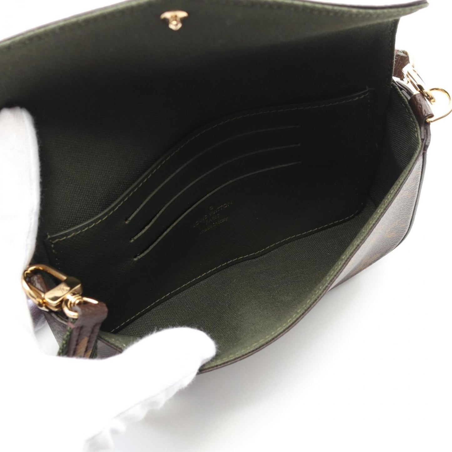 Louis Vuitton Coated Canvas Brown Shoulder Bags