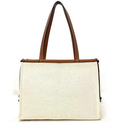 Loewe Canvas Brown Tote Bags