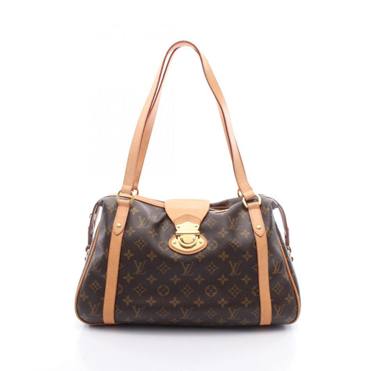 Louis Vuitton Coated Canvas Brown Shoulder Bags