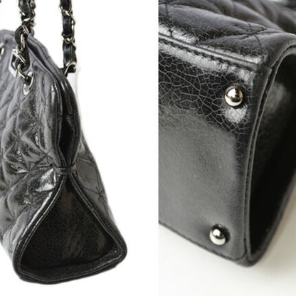 Chanel Patent Black Tote Bags
