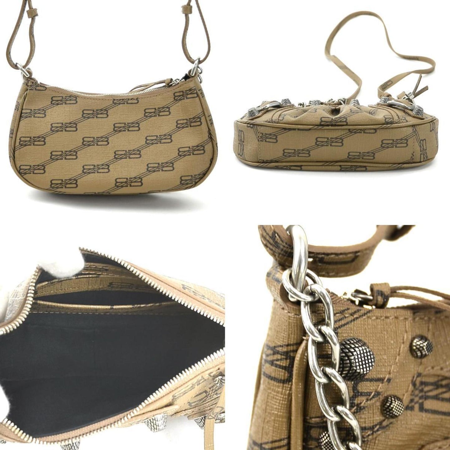 Balenciaga Pvc Brown Handbags