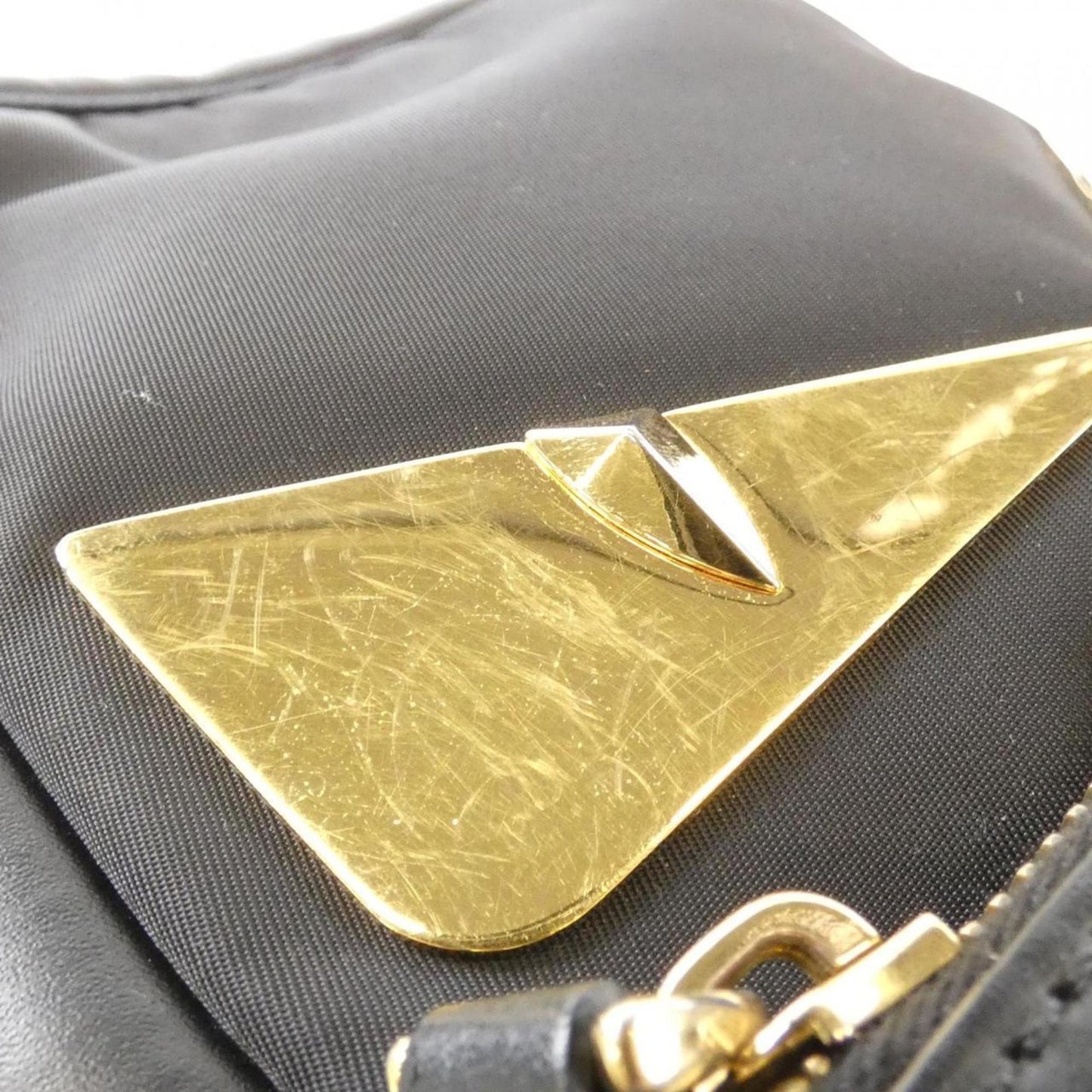 Fendi Nylon Black Shoulder Bags