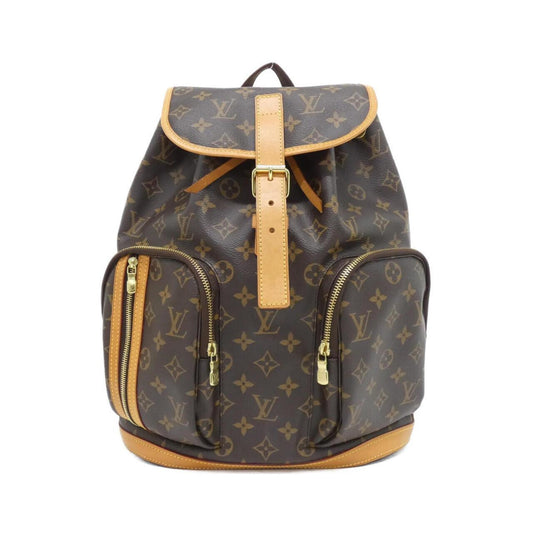 Louis Vuitton Coated Canvas Brown Backpacks