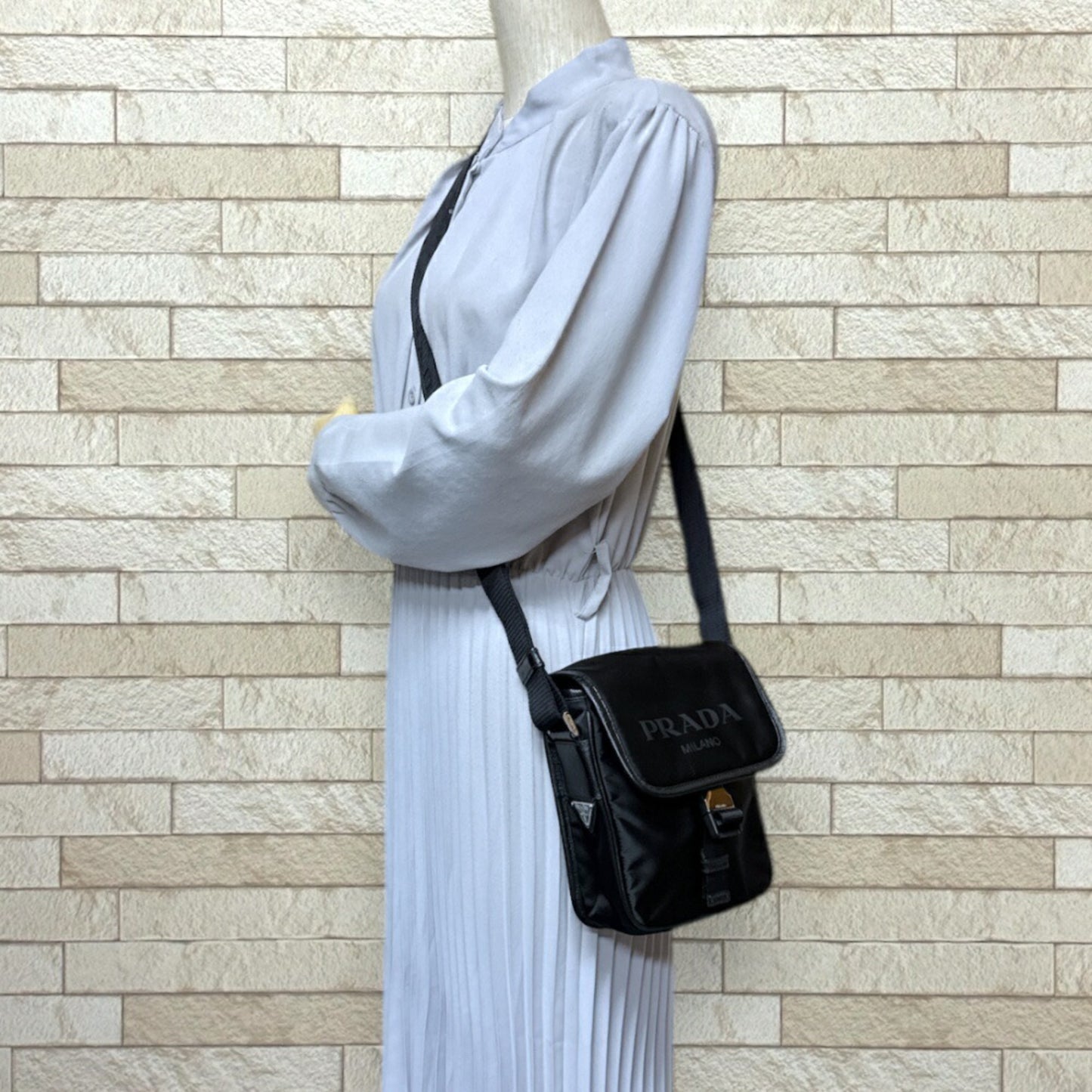 Prada Nylon Black Shoulder Bags