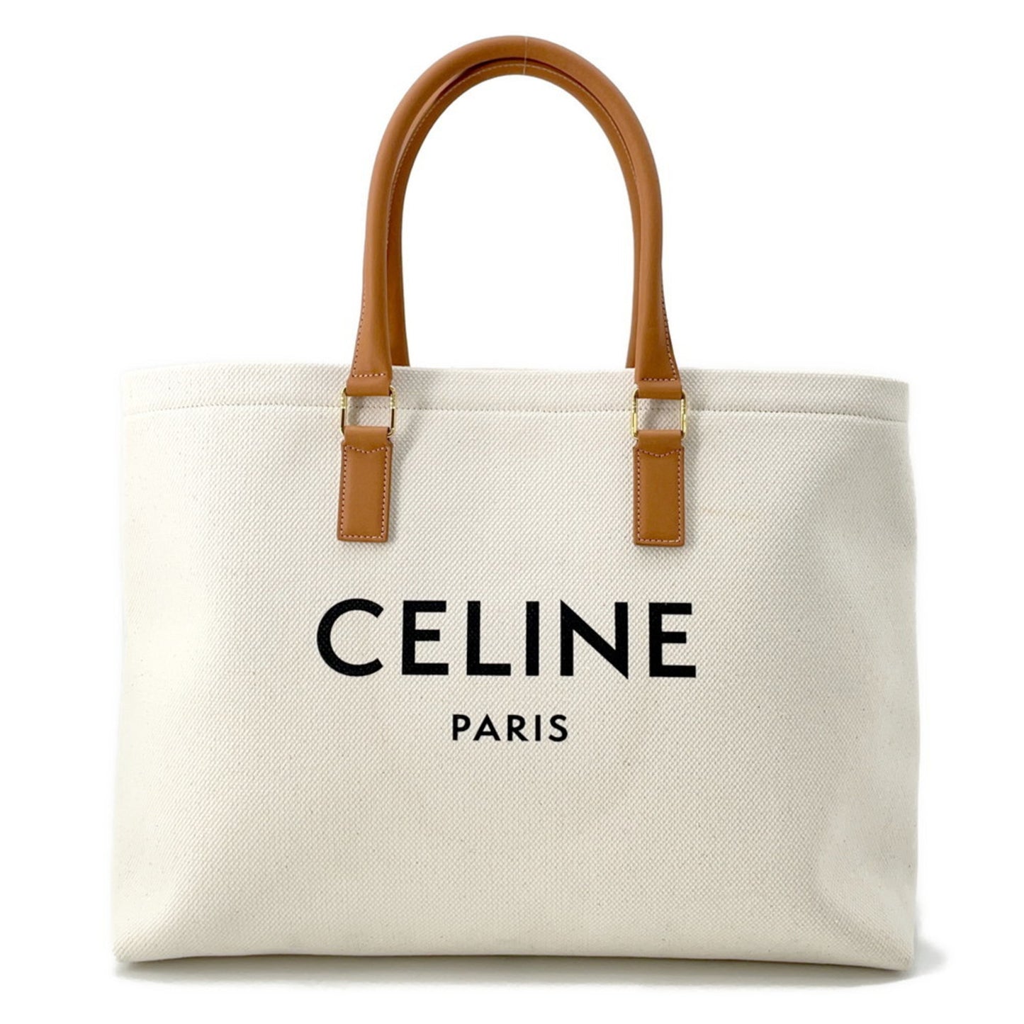 Celine Canvas Brown Tote Bags