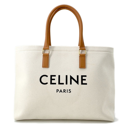 Celine Canvas Brown Tote Bags